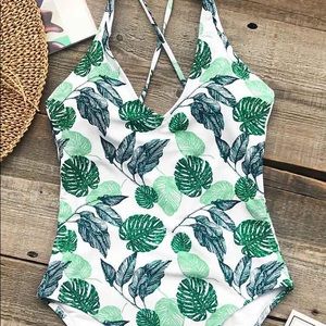 Beauties of Nature Print One-Piece